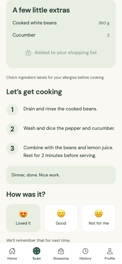 Maye recipe detail